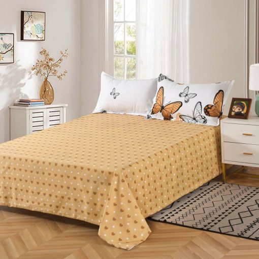 Sárga Pillangós Ágyneműhuzat 6 részes nagy paplanos