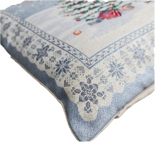 Sofiel Karácsonyi Táj Kutyás Díszpárna 40 x 40 cm