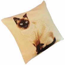 Sziámi Cica Díszpárna gépi gobelin 40 x 40 cm