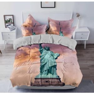   Szimbel 3D New York Ágyneműhuzat Szabadság Szobor 3 részes Pamut 