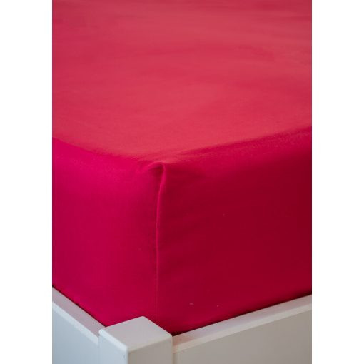 Toncsi Piros Gumis Lepedő Pamut 160 x 200 cm