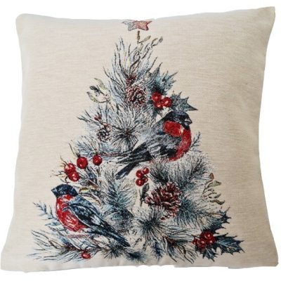 Vadmadár Karácsonyi Díszpárna Karácsonyfa 40 x 40 cm