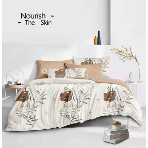 Villy Bézs Pamut Ágynemű 6 részes nagy paplanos