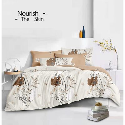 Villy Bézs Pamut Ágynemű 6 részes nagy paplanos