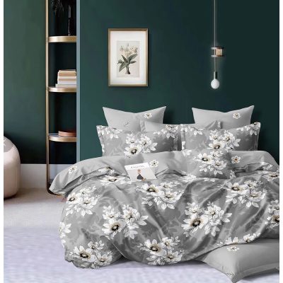   Watford virágmintás ágyneműhuzat kék fehér 6 részes nagy paplanos